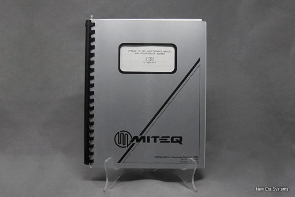 miteq 9400 series upconverter operation and maintenance manual