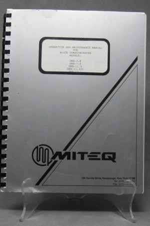 Low Price new, used, refurbished or rent Miteq Block Downconverter Manual