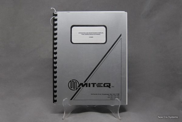 miteq d 9649 downconverter operation and maintenance manual