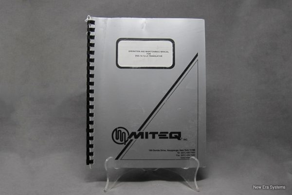 miteq frequency translator operation and maintenance manual