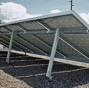 DPW Solar Low Profile Roof/Ground Mount for 6 type H Modules 39" x 77"