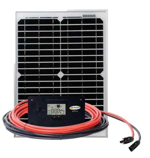gp eco 20 20 watt 12 amp solar kit w 10 amp controller