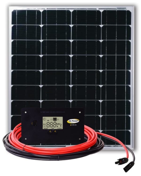 gp eco 80 80 watt 46 amp solar kit w 10a digital controller