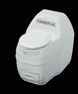 Sun-Mar Compact Medium Capacity Composting Toilet Electric